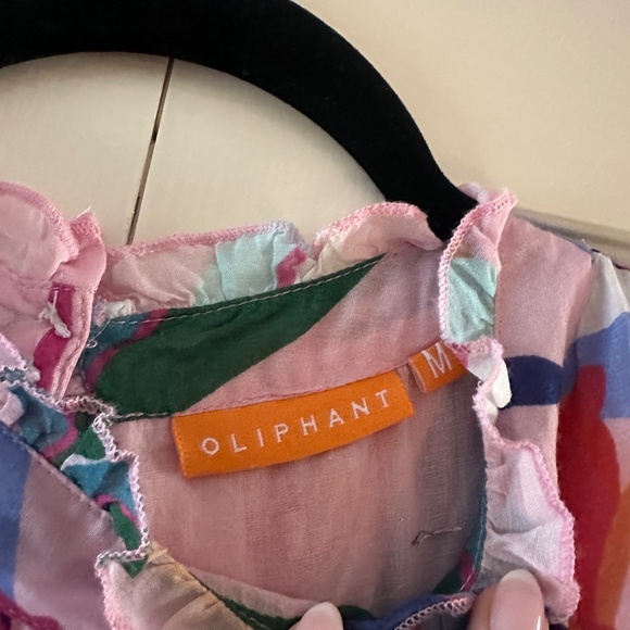 Oliphant Tiered Ruffle Midi Dress - Medium - Picture 4 of 10